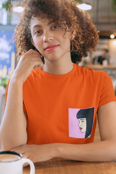 Koszulka z kieszonką PULP FICTION MIA