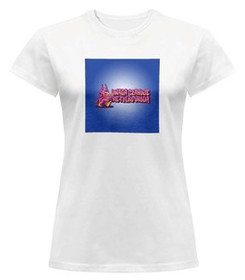 Bluzka damska z naszywką Uwaga czaruje...