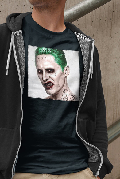 Koszulka z naszywką Joker Jared Leto