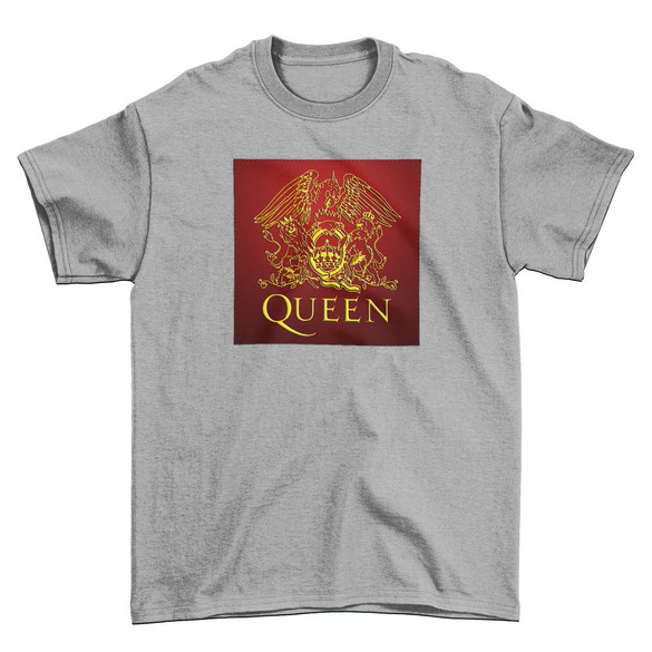 Koszulka z naszywką Queen logo red