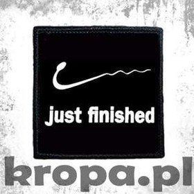 Naszywka JUST FINISHED