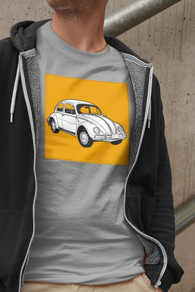 Koszulka z naszywką Volkswagen Beetle