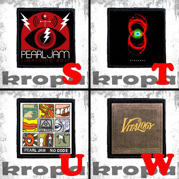 Naszywka PEARL JAM 10 x 10 cm  Dużo Wzorów!