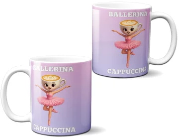 Kubek Italian Brainrot Ballerina Cappucina