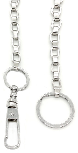 Łańcuch do spodni Ładny MODNY Srebrny 07