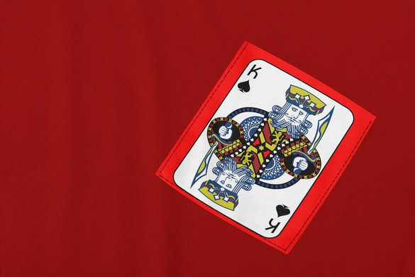 Koszulka z kieszonką KARTY KRÓL 