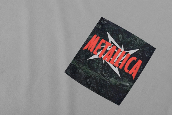 Koszulka z kieszonką METALLICA LOGO 08