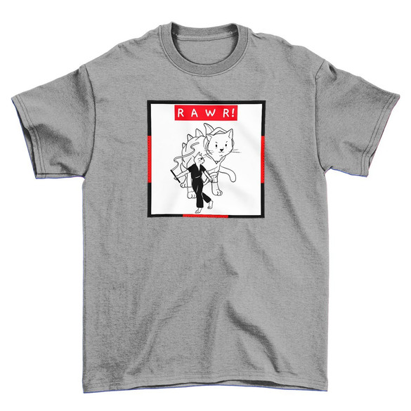 Koszulka z naszywką RAWR !