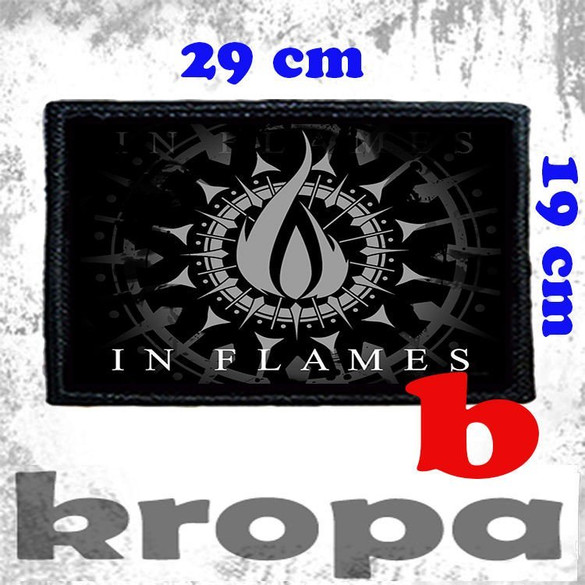 Naszywka duża na ubranie IN FLAMES