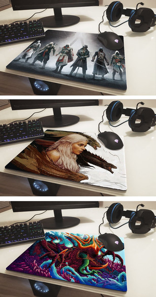 Podkładka mata pod mysz duża 36x29cm dowolny nadruk