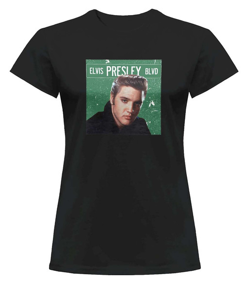 Bluzka damska z naszywką Elvis Presley 03