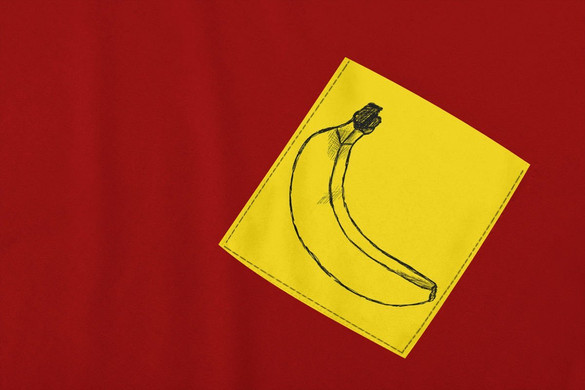 Koszulka z kieszonką BANAN BANANA