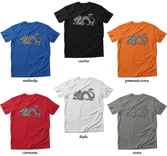 Koszulka SMOK CHIŃSKI CHINESE DRAGON 2