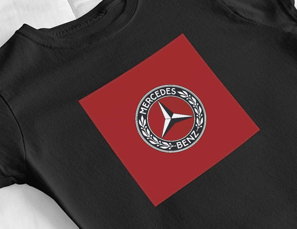 Bluzka damska z naszywką Mercedes BENZ