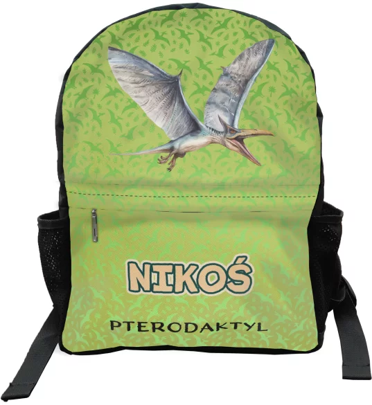 Plecak szkolny Dinozaury Pterodaktyl – dodaj imię