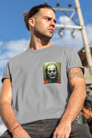 Koszulka z kieszonką JOKER FACE 1
