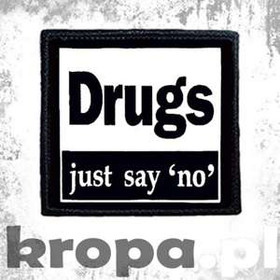 Naszywka DRUGS JUST SAY NO