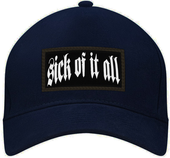 Czapka SICK OF IT ALL bejsbolówka z naszywką