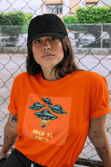 Koszulka z naszywką Area 51 Party