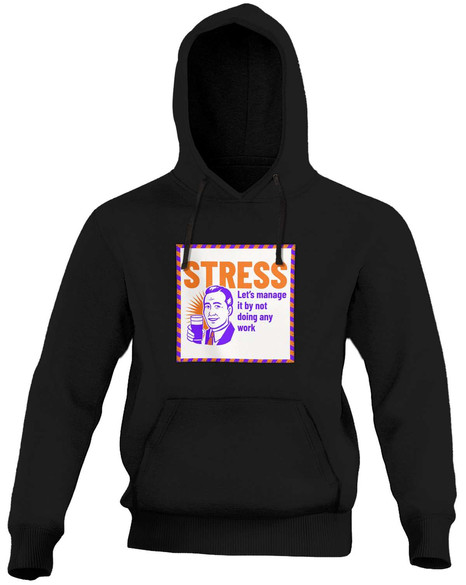 Bluza z naszywką STRESS