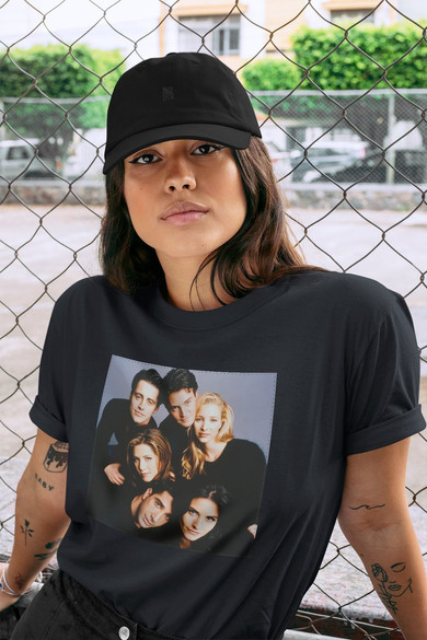 Koszulka z naszywką Friends squad