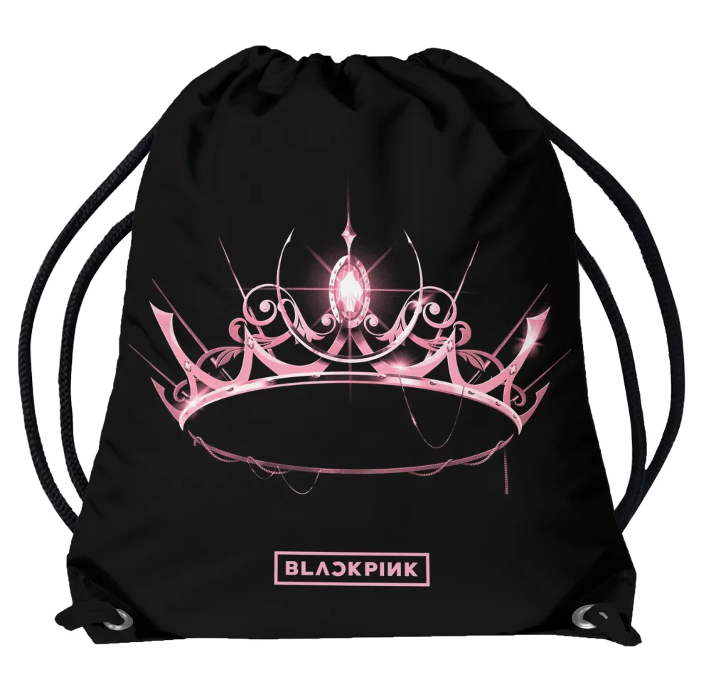 Worek BlackPink pink crown The Album cover