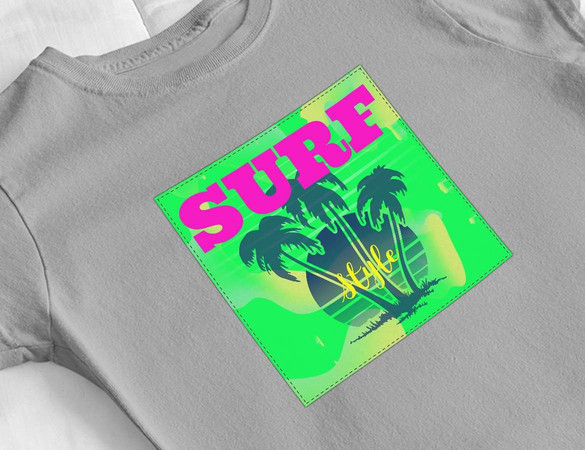 Bluzka damska z naszywką Surf