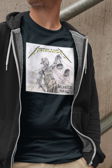 Koszulka z naszywką Metallica And Just