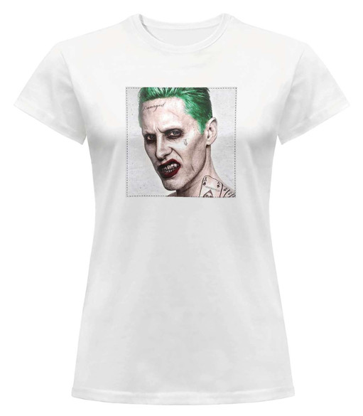 Bluzka damska z naszywką Joker Jared Leto
