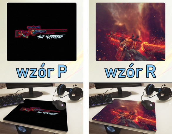 Podkładka pod mysz COUNTER-STRIKE  36x29cm Z POLSKI +imię