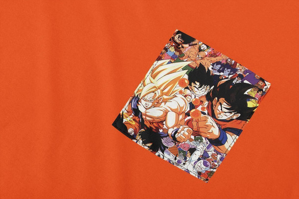 Koszulka z kieszonką DRAGON BALL POSTACIE