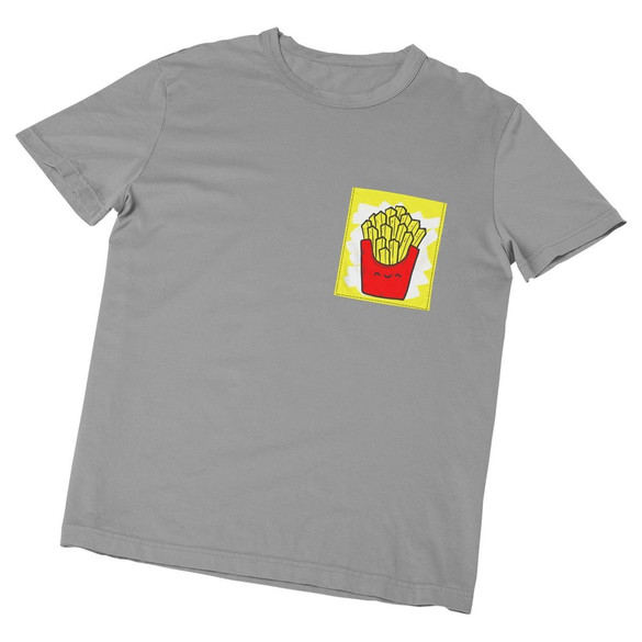 Koszulka z kieszonką FRIES TIME