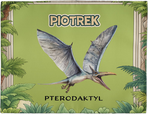 Podkładka na stół Dinozaury Pterodaktyl – dodaj imię
