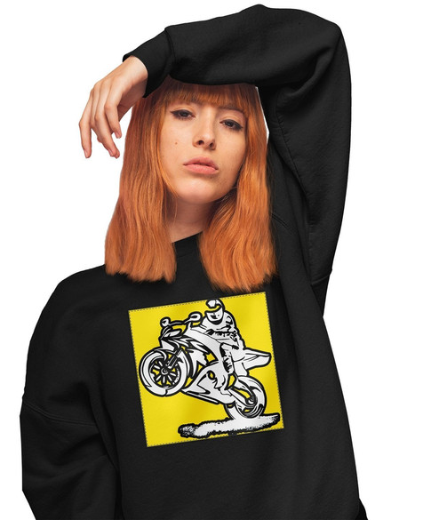 Bluza z naszywką Lubię zapierd..lać 05