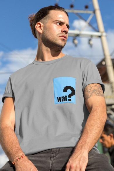 Koszulka z kieszonką WAT?