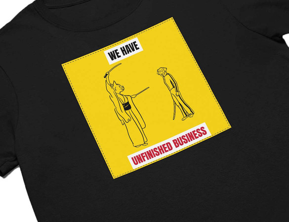 Koszulka z naszywką We have unfinished ...