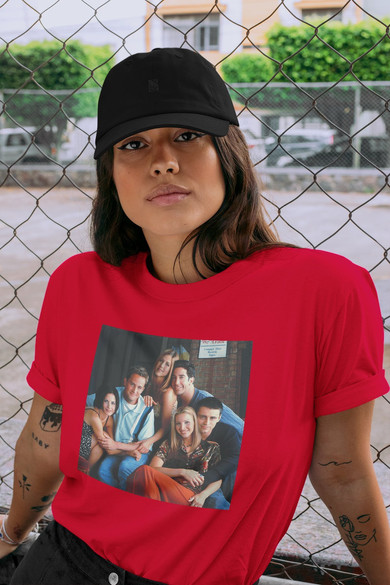 Koszulka z naszywką Friends squad 2