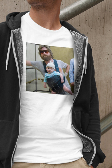 Koszulka z naszywką Kac Vegas Alan&Baby