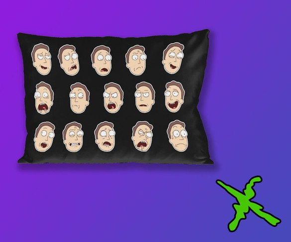 Poduszka RICK and MORTY 60x40cm WZORY + imię GRATIS