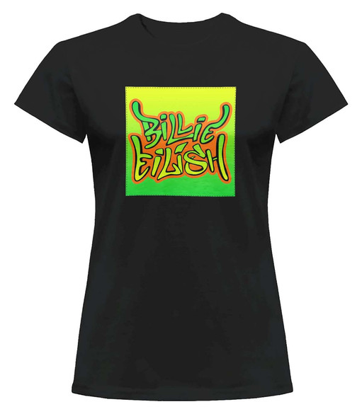 Bluzka damska z naszywką Billie Eilish 05