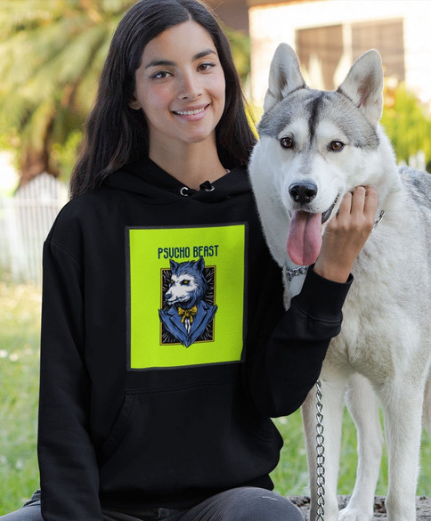 Bluza z naszywką 1 PSYCHO BEAST