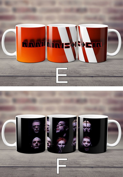 Zestaw RAMMSTEIN poduszka+kubek+GRATIS  WZORY