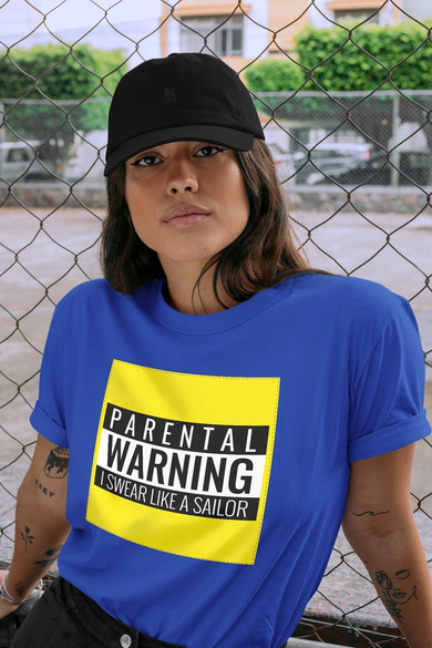 Koszulka z naszywką I swear like a sailor