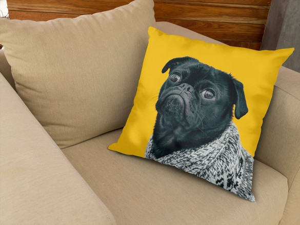 Poduszka Pug