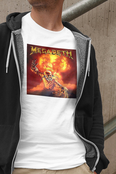 Koszulka z naszywką Megadeth 