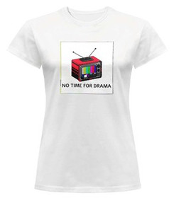 Bluzka damska z naszywką No time for drama