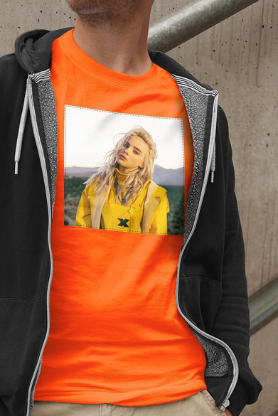 Koszulka z naszywką Billie Eilish 07