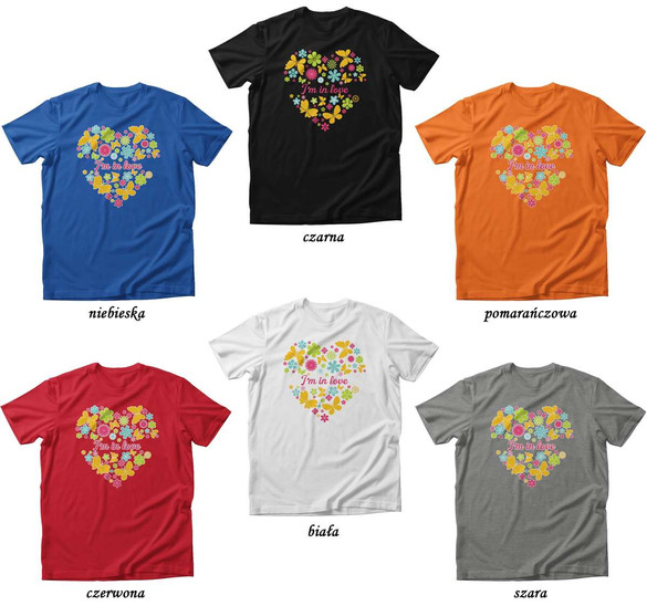 Koszulka na Walentynki I'm in LOVE