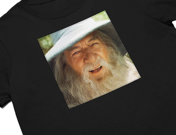 Koszulka z naszywką Gandalf smile