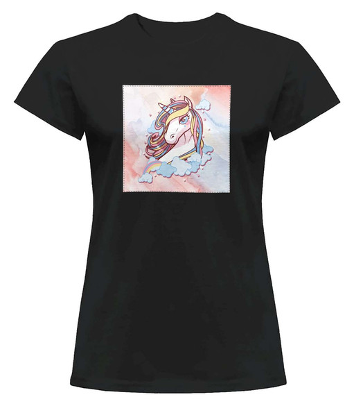 Bluzka damska z naszywką Unicorne 02